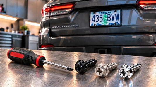 How to Choose the Right License Plate Screws for Your Vehicle - OttoSpeed