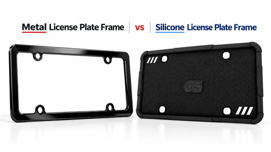 Silicone vs. Metal License Plate Frames: Which Is Better? - OttoSpeed