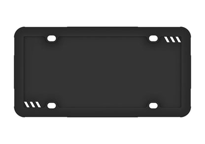Premium Black Silicone License Plate Frame - Rust Proof, Rattle Proof, Weather Proof - OttoSpeed