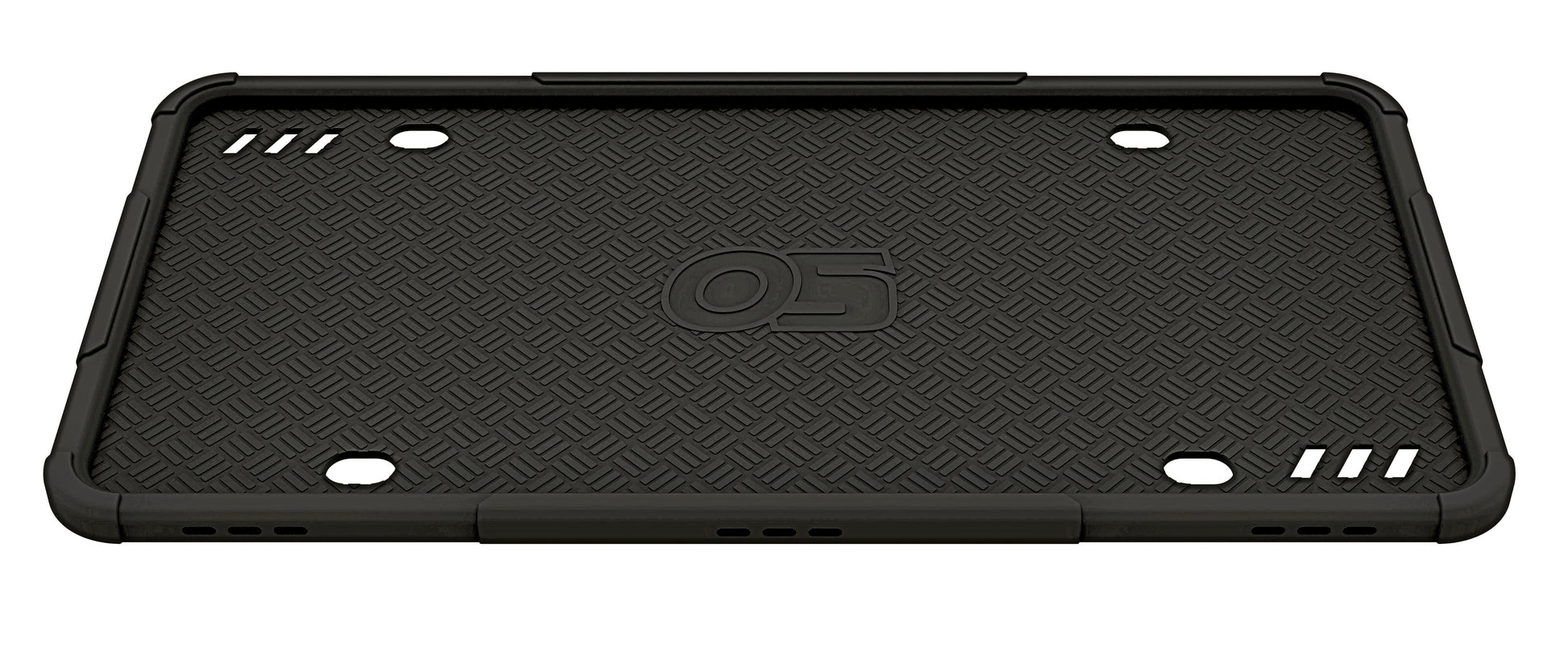 Premium Black Silicone License Plate Frame - Rust Proof, Rattle Proof, Weather Proof - OttoSpeed