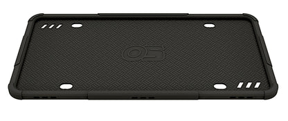 Premium Black Silicone License Plate Frame - Rust Proof, Rattle Proof, Weather Proof - OttoSpeed