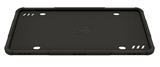 Premium Black Silicone License Plate Frame - Rust Proof, Rattle Proof, Weather Proof - OttoSpeed