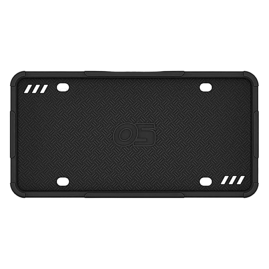Silicone License Plate Frames | Premium Grade Silicone Car Plate Frame | Rust Proof, Rattle Proof, Weather Proof | Black license plate frame - OttoSpeed