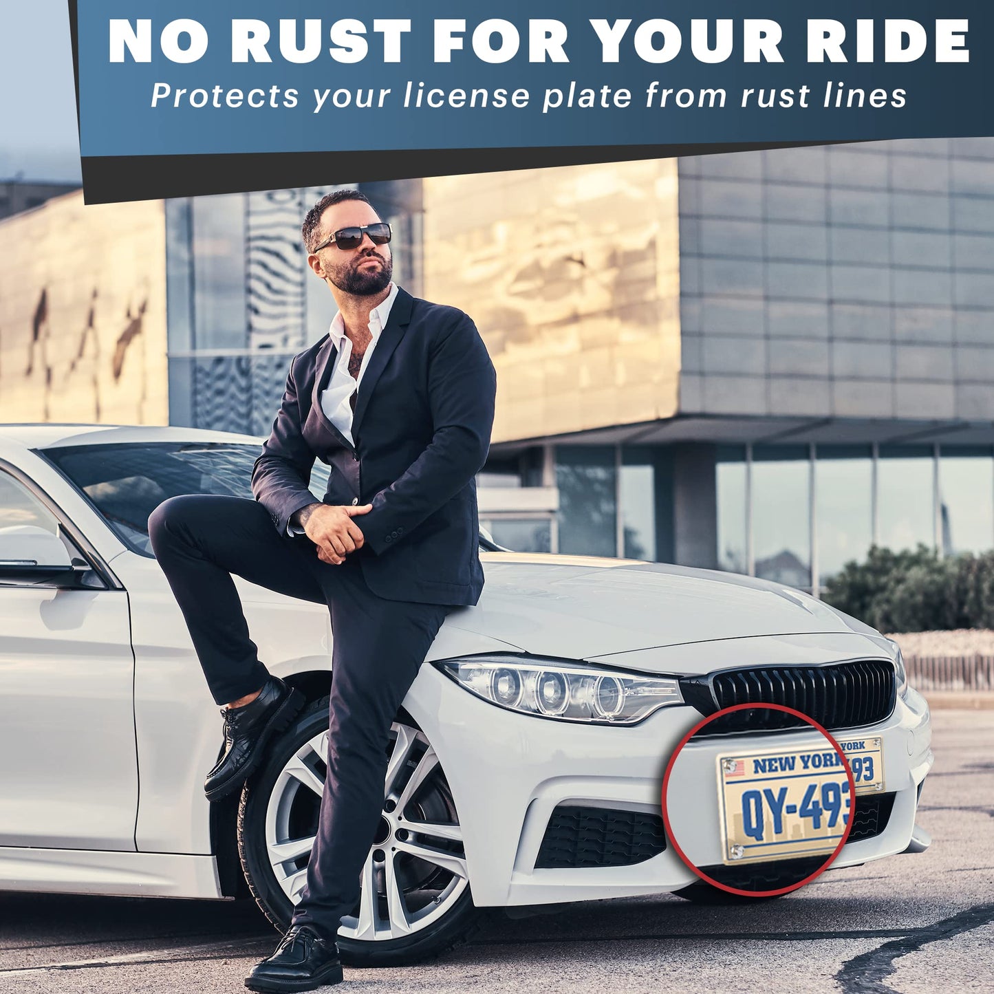 Chrome License Plate Screws for Domestic Vehicles - Rustproof Stainless Steel (Set of 8) - OttoSpeed